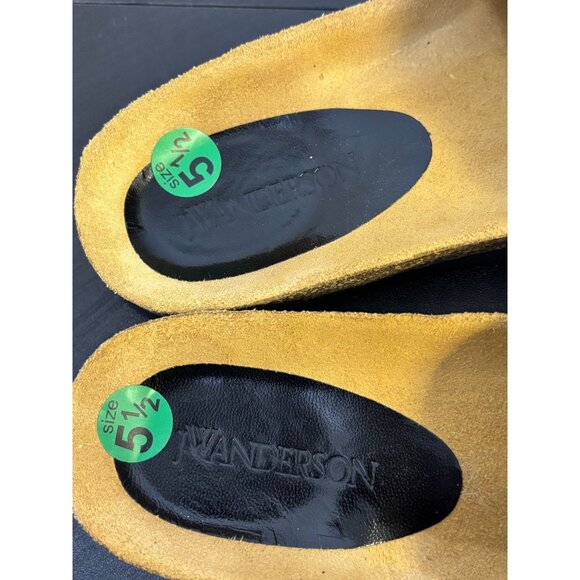 JW Anderson Cream & Gold Chain Slides 5.5 - Picture 7 of 11